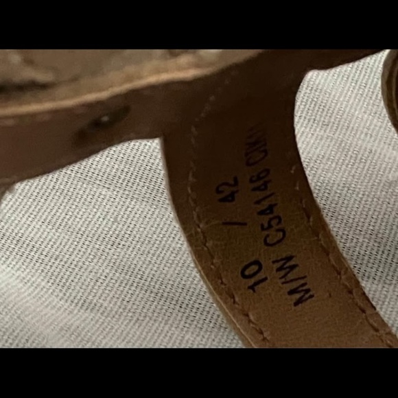 Women's size 10 B.O.C. Bronze Tan platform / wedge Sandals - Picture 7 of 13